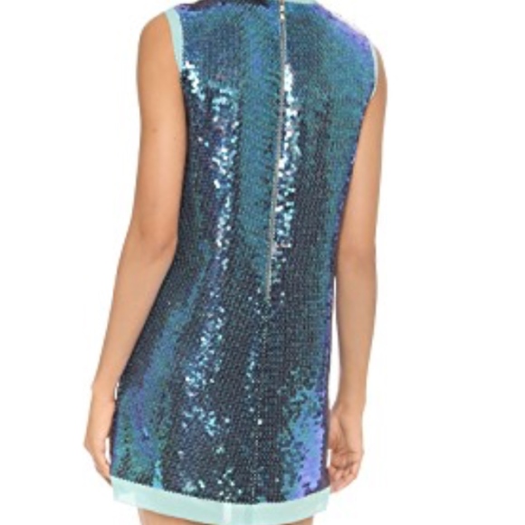 Marc by Marc Jacobs Aqua Sequin dress - Picture 4 of 4